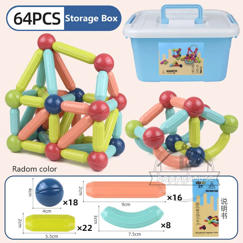 STEM Magnetic Building Toys ā Educational Construction Set for Children
