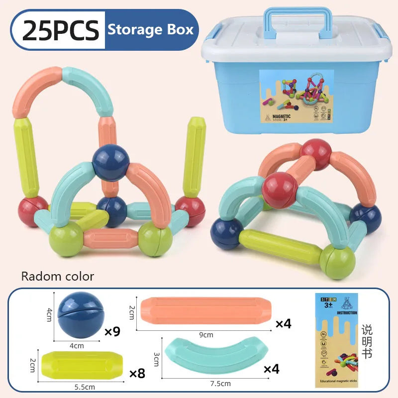 STEM Magnetic Building Toys – Educational Construction Set for Children