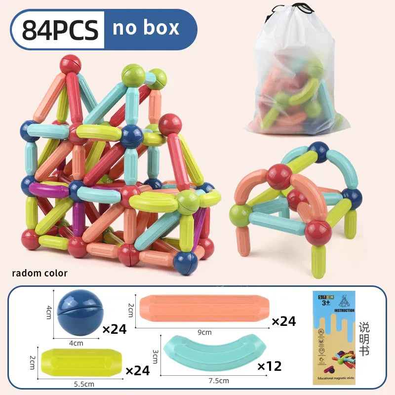 STEM Magnetic Building Toys – Educational Construction Set for Children