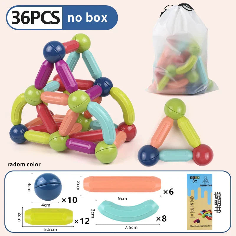 STEM Magnetic Building Toys – Educational Construction Set for Children