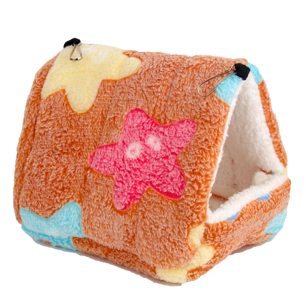 Heart Plush Pet Hamster Nest for Birds House